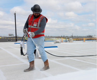 person working
